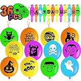 Halloween Punch Balloons 36PCS Halloween Punch Balloons for Kids Halloween Games for Kids Halloween...