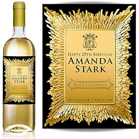 Personalised Game of Thrones Wine Label Cover