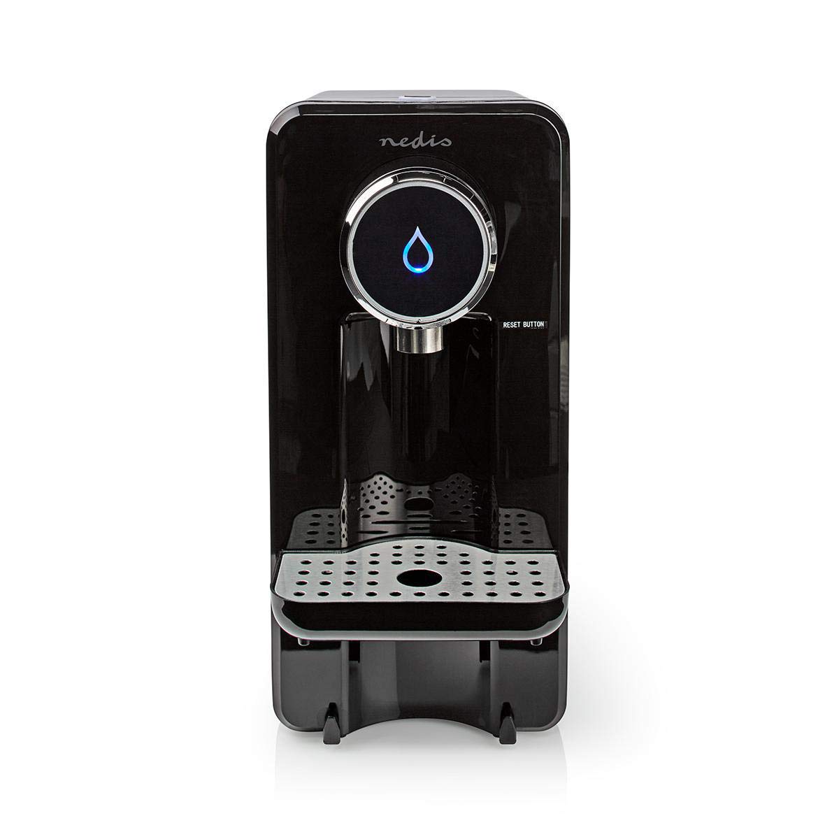 Nedis KAWD100FBK Dispenser di Acqua Calda – 2,5 L – 2600 W – Erogazione istantanea – Comando con un solo pulsante – Nera