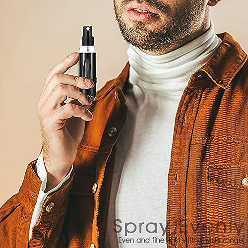 Rosiya Perfume Atomiser pack of 5pcs Perfume Travel Bottle, 5ML Refillable Perfume Spray Bottle Easy to Refill Empty Atomiser Bottle for Purse, Handbag, Pocket and Luggage (Glossy) - Image 6