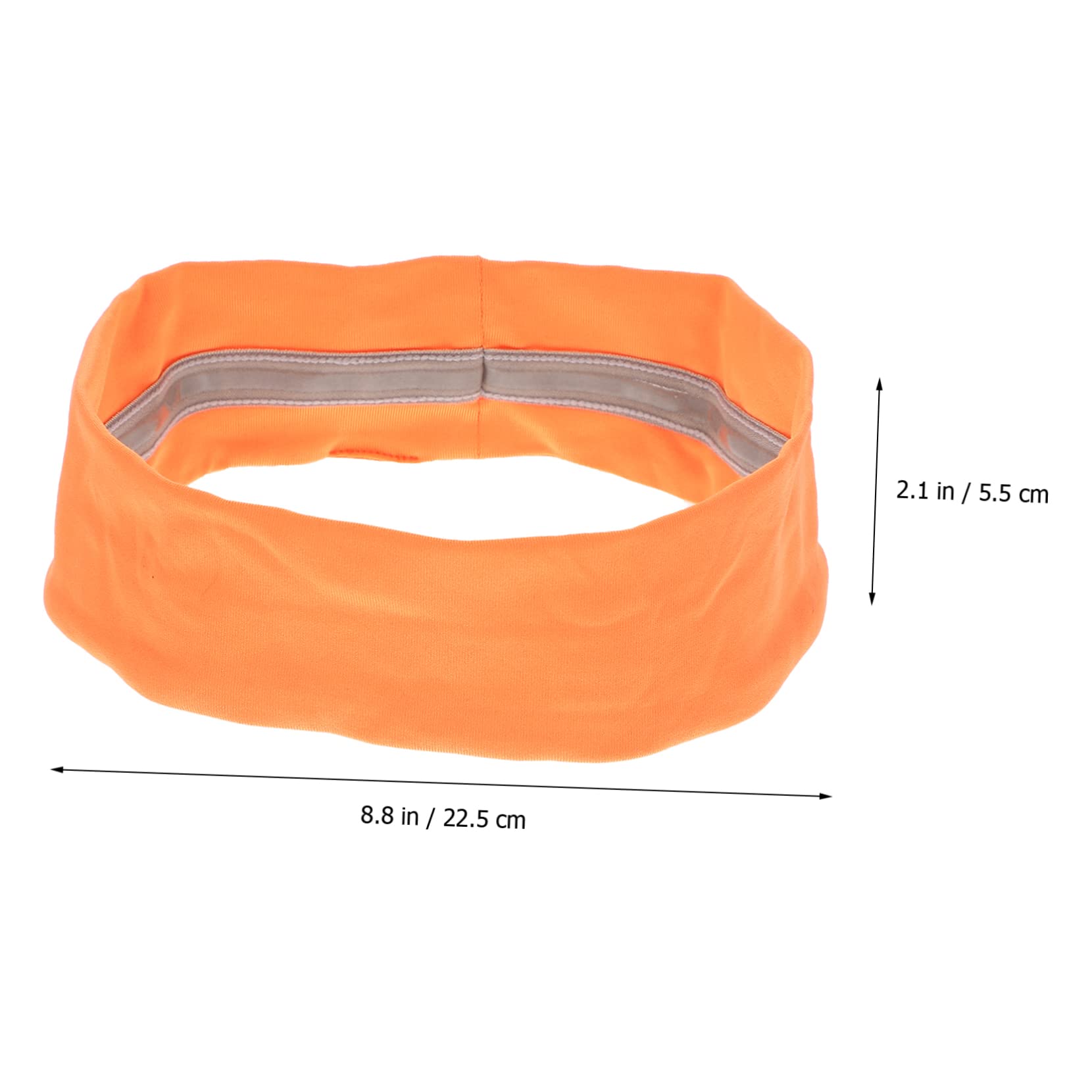 Happyyami 8pièces Bandeaux Élastiques De Fitness Tête Anti-humidité pour Sport Et Yoga Absorption Rapide De Transpiration Confort Optimal Et Ajustement