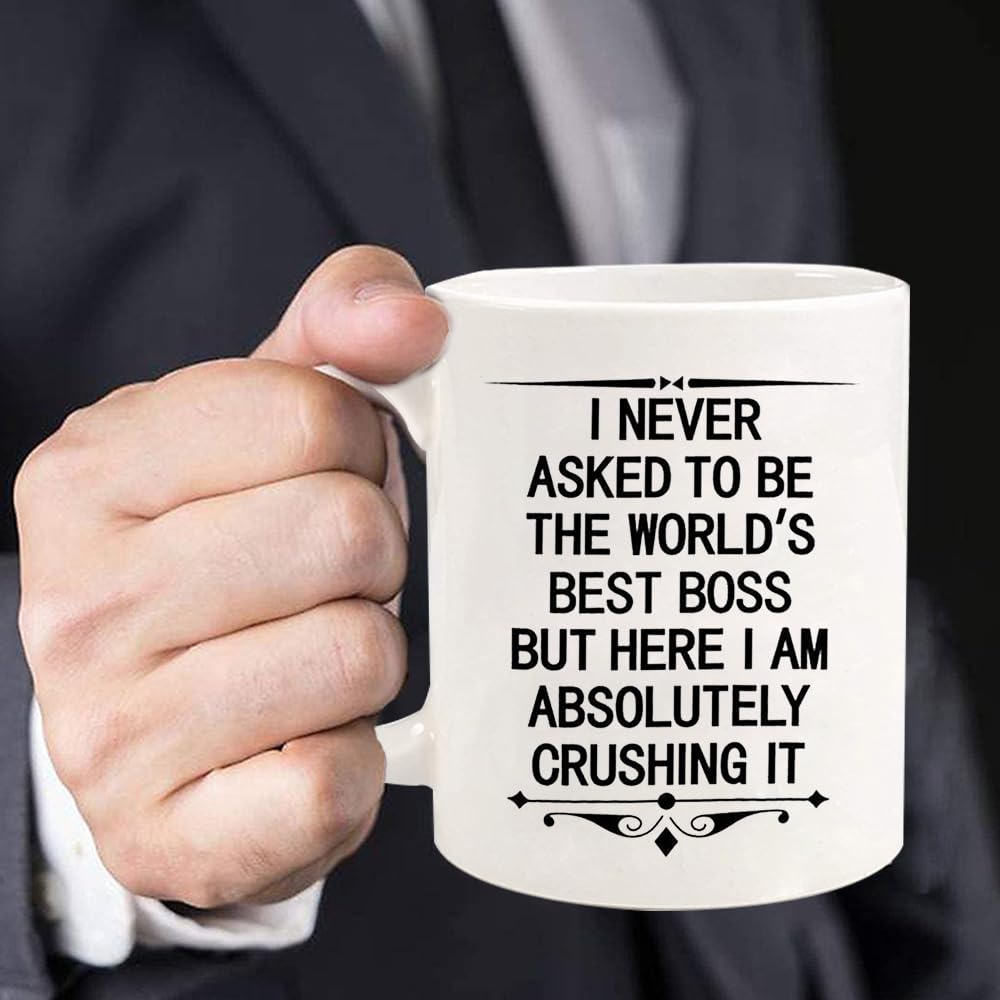Tasses à Café Amusantes Avec Inscription « World's Best Boss