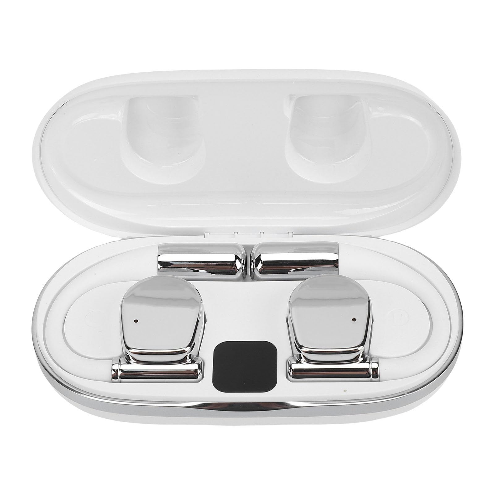 Pongnas Stazione di Ricarica 3 in 1, Supporto da Tavolo 15W con Orologio