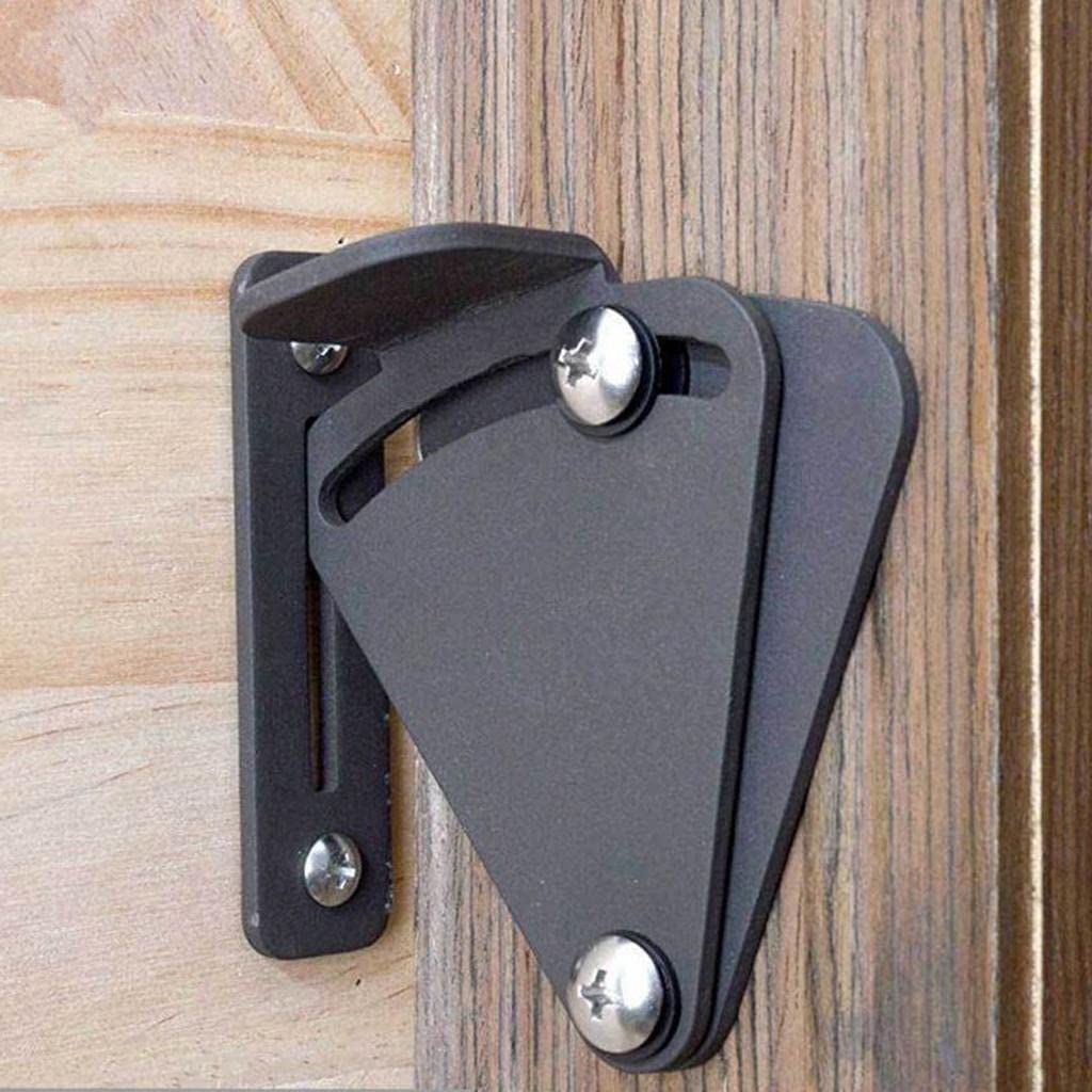 SDR Steel Sliding Barn Wood Door Lock Pull Door Gate Latch Hardware Black|Home & Garden|Home Improvement|Building & Hardware|Doors & Door Hardware|Other Door Hardware-image-38