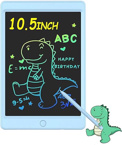 Miniatura 2 de Tableta de escritura LCD para niños, tableta de dibujo electrónico de 10.5 pulgadas, almohadilla de dibujo reutilizable, tablero de dibujo colorido,