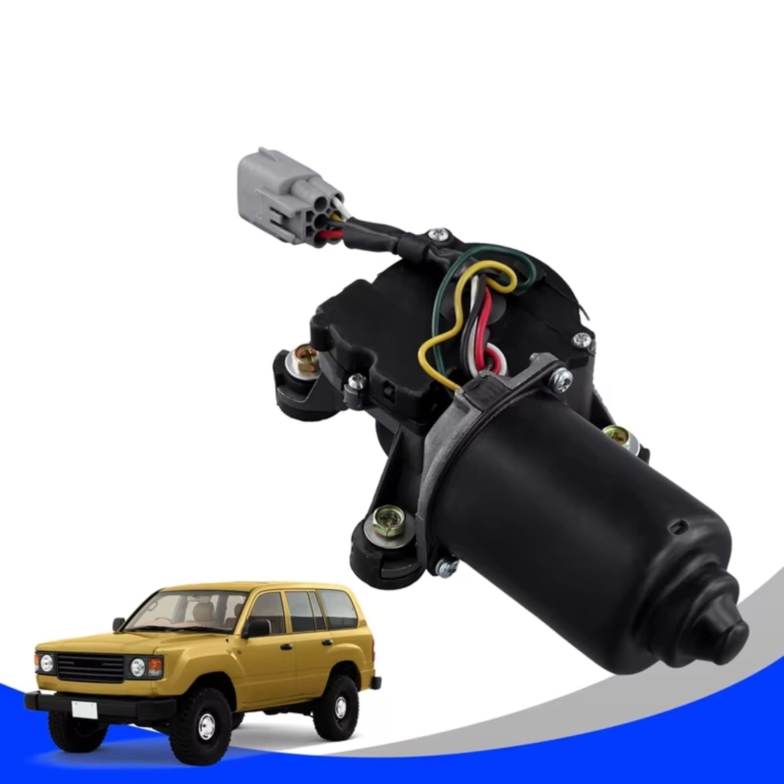 Toyota dla L dla Cruiser 1990-2006 silnik wycieraczki przedniej szyby Assy 85110-60180 8511060180 silnik wycieraczki przedniej szyby