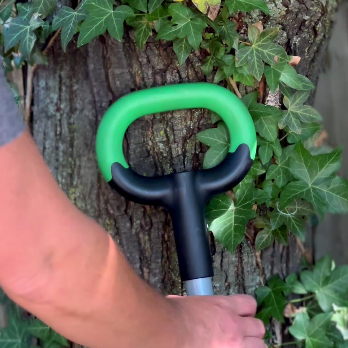 Hammersmith RayzerShovel - Das Original aus dem TV - Spaten mit Wurzelsäge für Harte, steinige Böden - Breite Trittkante – Gartenspaten – Gärtnerspaten