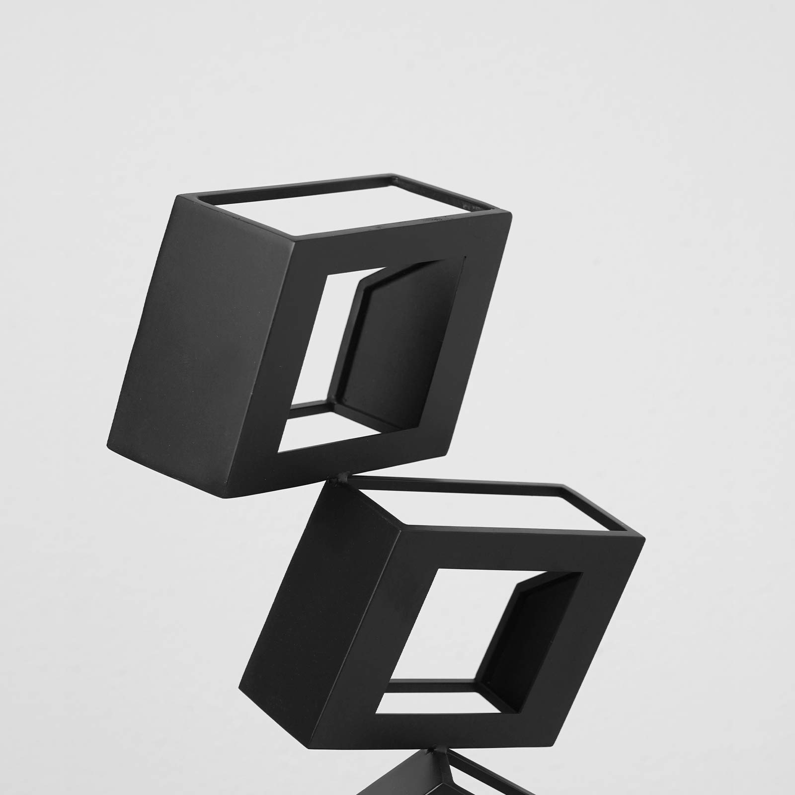 Modello di Scultura Geometrica, Decorazione di Statua d'Arte Stile Arte Astratta Artigianato in Metallo casa Camera scrivania libreria vetrina Collezione Regalo
