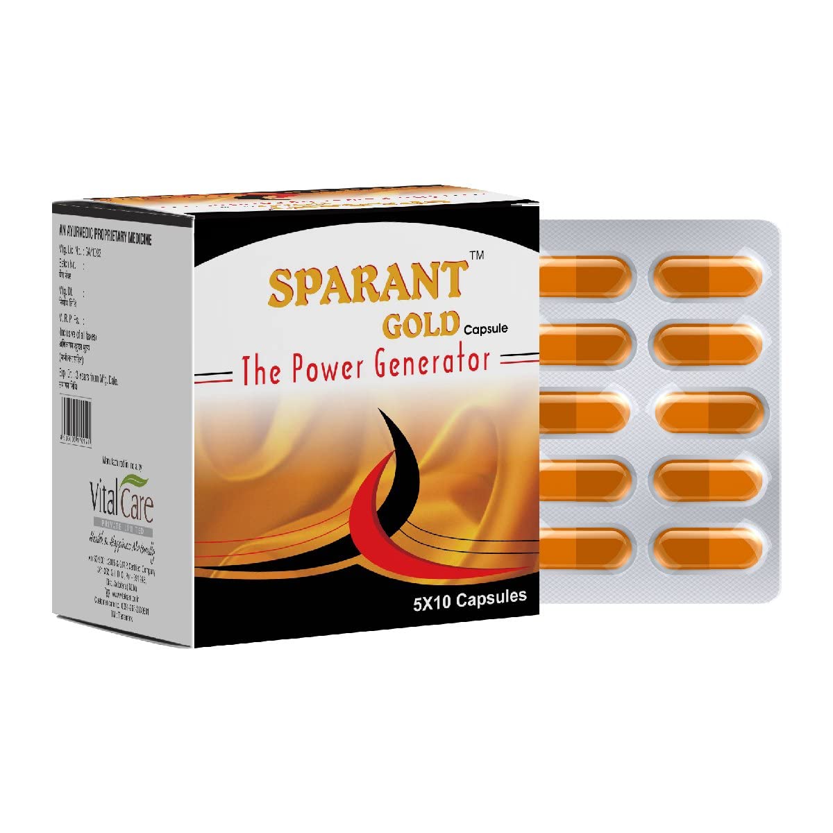 Vital Care Sparant Gold Capsule - The Power Generator (B0B28SQYFN) Amazon Price History, Amazon Price Tracker