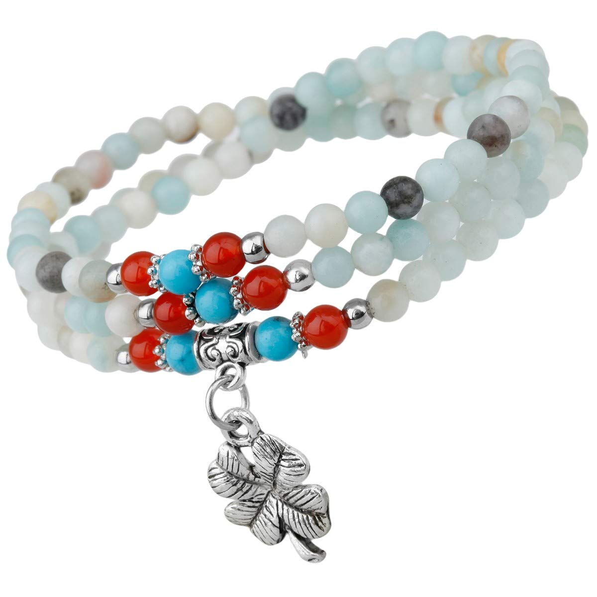 Bracelet Bresilien Bracelet En Améthyste Tressé Perles 8mm