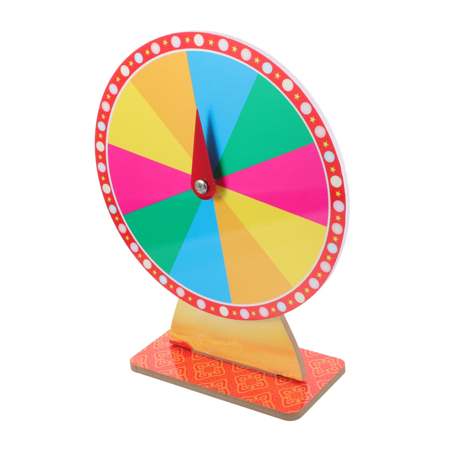 MUSISALY Fortune Game Prize Wheel DIY Game Prop Roulette Wheel for Party Supplies
