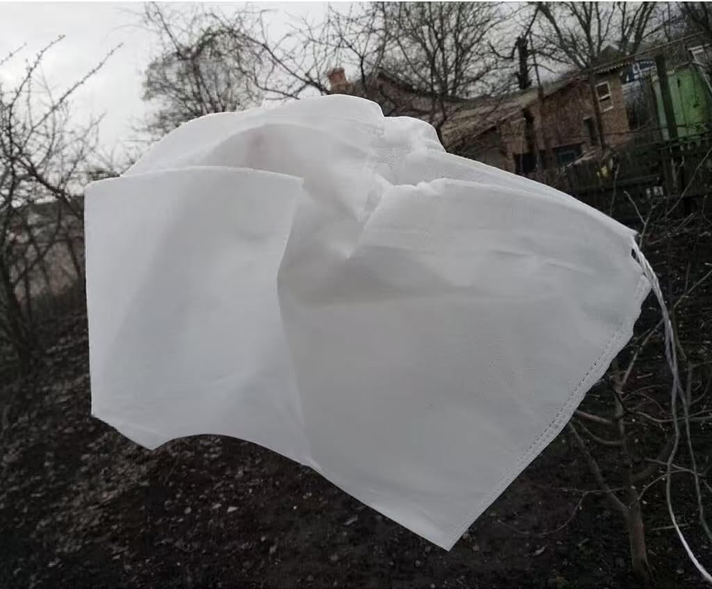 100 szt. Torby ochronne na winogrona ze sznurkiem Siatkowe woreczki owady