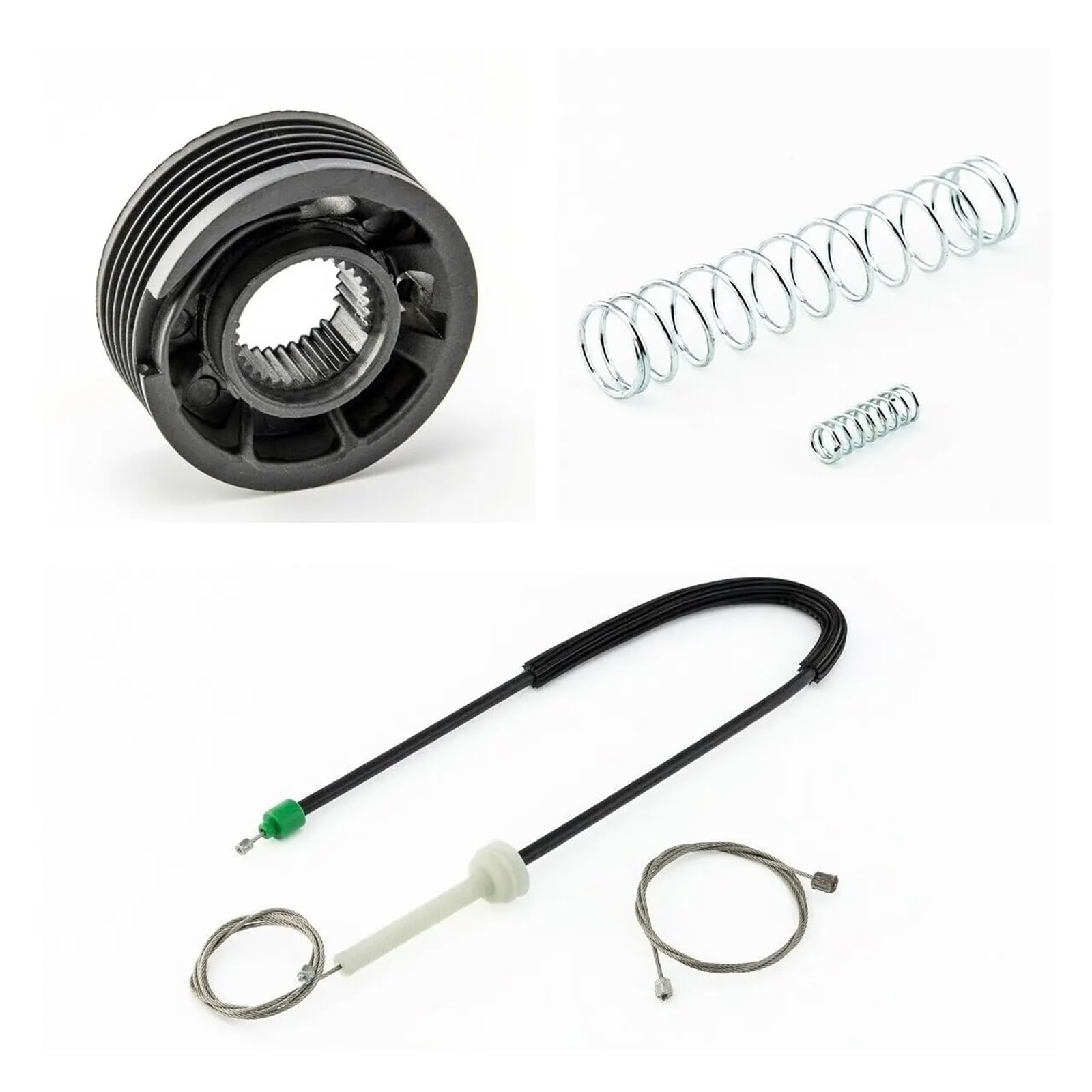 MAMEFVBB Window Regulator Slider Clips for BMW for E39 5 Series Rear Left Window Regulator Repair Kit