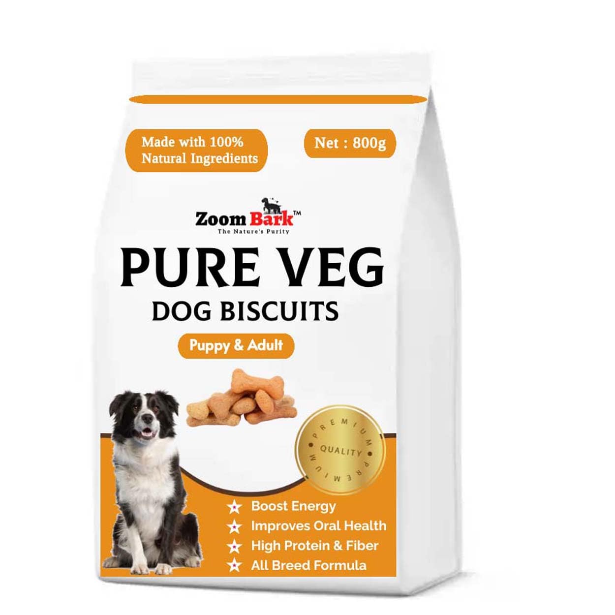Buy Zoom Bark Pure Veg. Dog Biscuits for Puppies and Adult Dogs