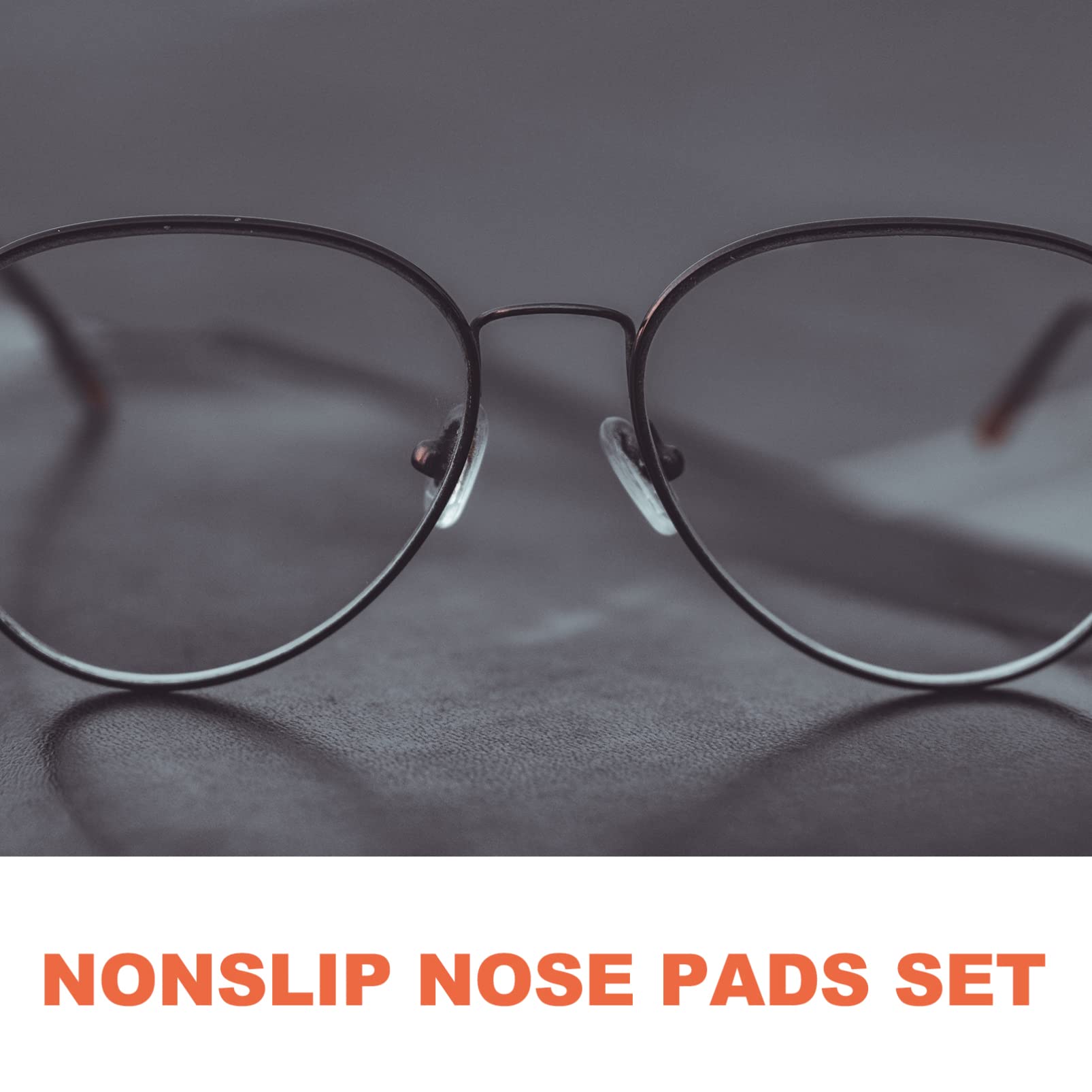 FRCOLOR 4 Cajas almohadillas para la nariz alfombra de goma almohadillas gafas nariz colchoneta estera de la nariz de los anteojos almohadillas para montura de gafas anteojos suministros