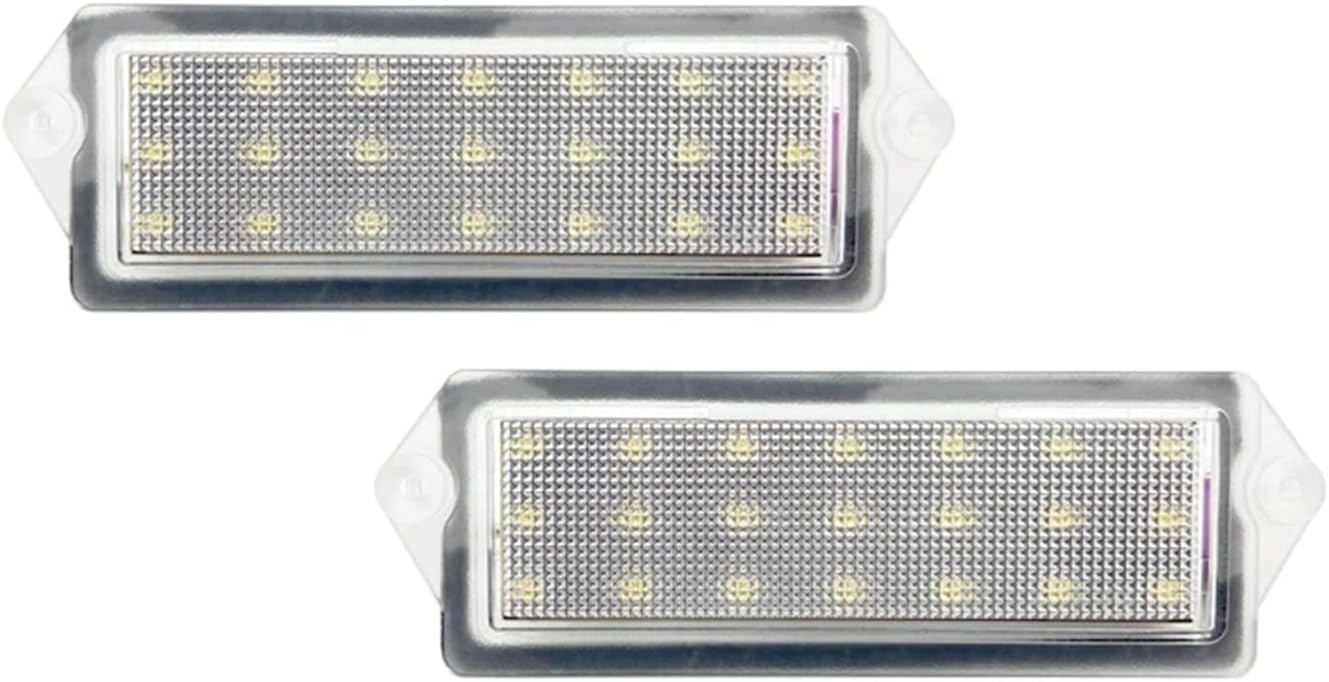 L-ed Number Plate Lamp Fit For Hummer H2 2003 2004 2005 2006 2007 White License Plate Light Assembly