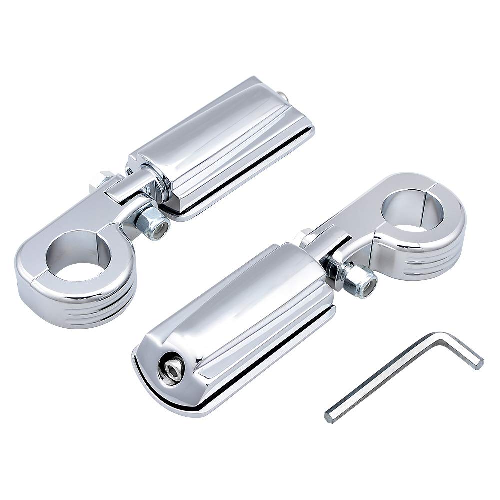 Brides, pattes de fixation, support repose pieds sur Crash bar 1,5 pour Harley Davidson - Équipement moto