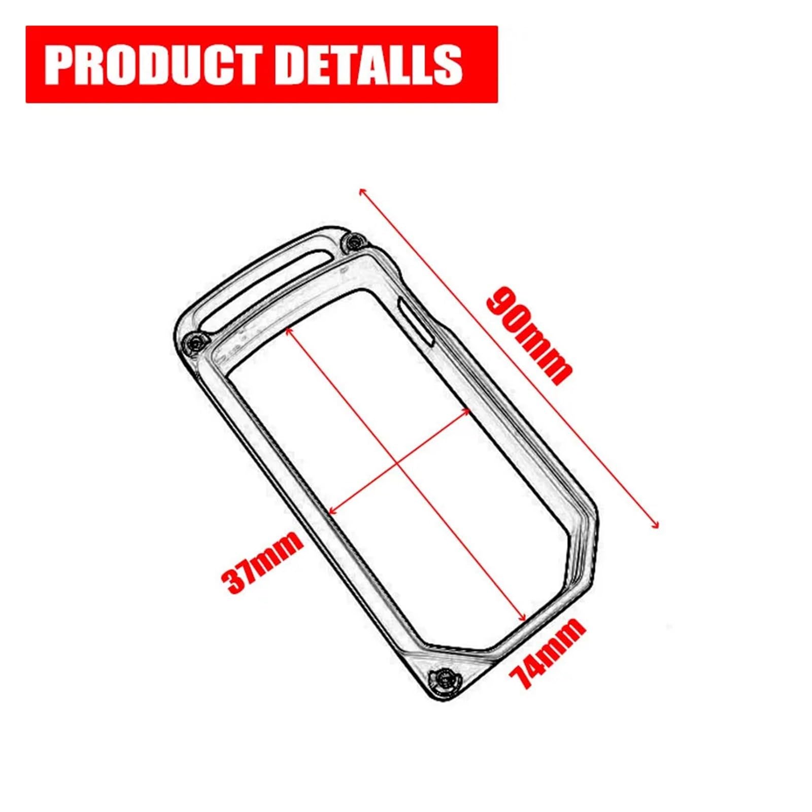 Carcasa for llave de motocicleta, carcasa for llave inteligente