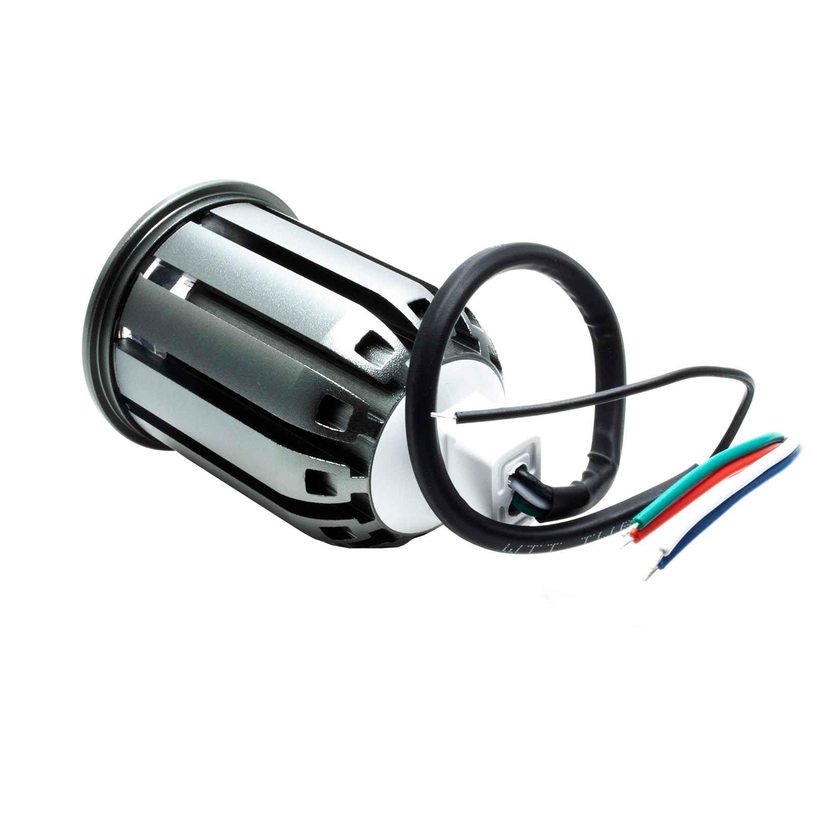 Kit 2 Faretti LED RGBW 24W Per Doccia - Cromoterapia IP65, Smart Con Alexa E Google Home