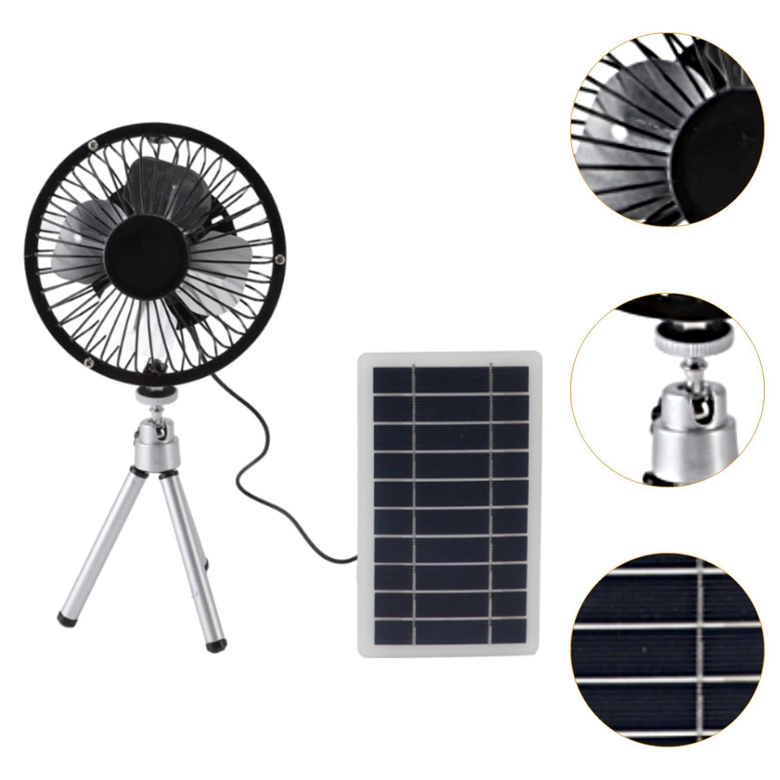 Ventilatore Solare da Terra Ventilatore Alimentato a Energia Solare per La Casa