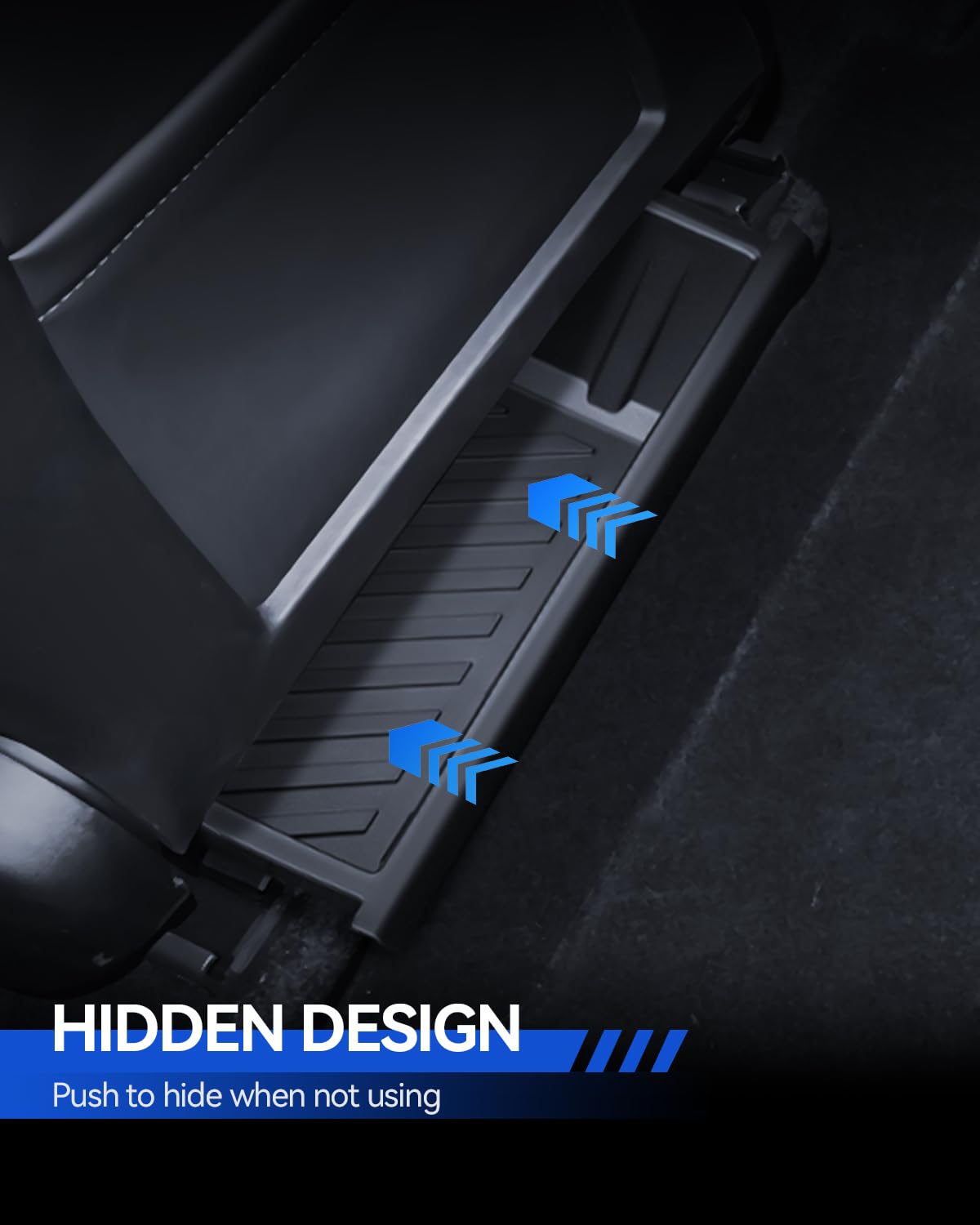 2 Pcs Sitz Organizer Box für Tesla Model Y 2023-2025 Aufbewahrungsbox unter dem Sitz hintere Sitzen verstecktes Fach Tesla Y 2025 Juniper Model Y Zubehör(TPE)