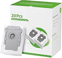 Vista 1 de Paquete de 20 bolsas al vacío, filtración eficaz de polvo, compatible con iRobot Roomba i& s & J Series, para i3+, i4+, i5+, i6+, J6+, i7, i7+(7550)