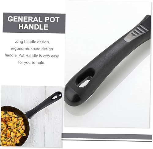 Miniatura 8 de Mango de cacerola, mango de olla Sartenes, mango universal de repuesto para olla, práctico mango de olla de cocina, mango de olla de baquelita frita