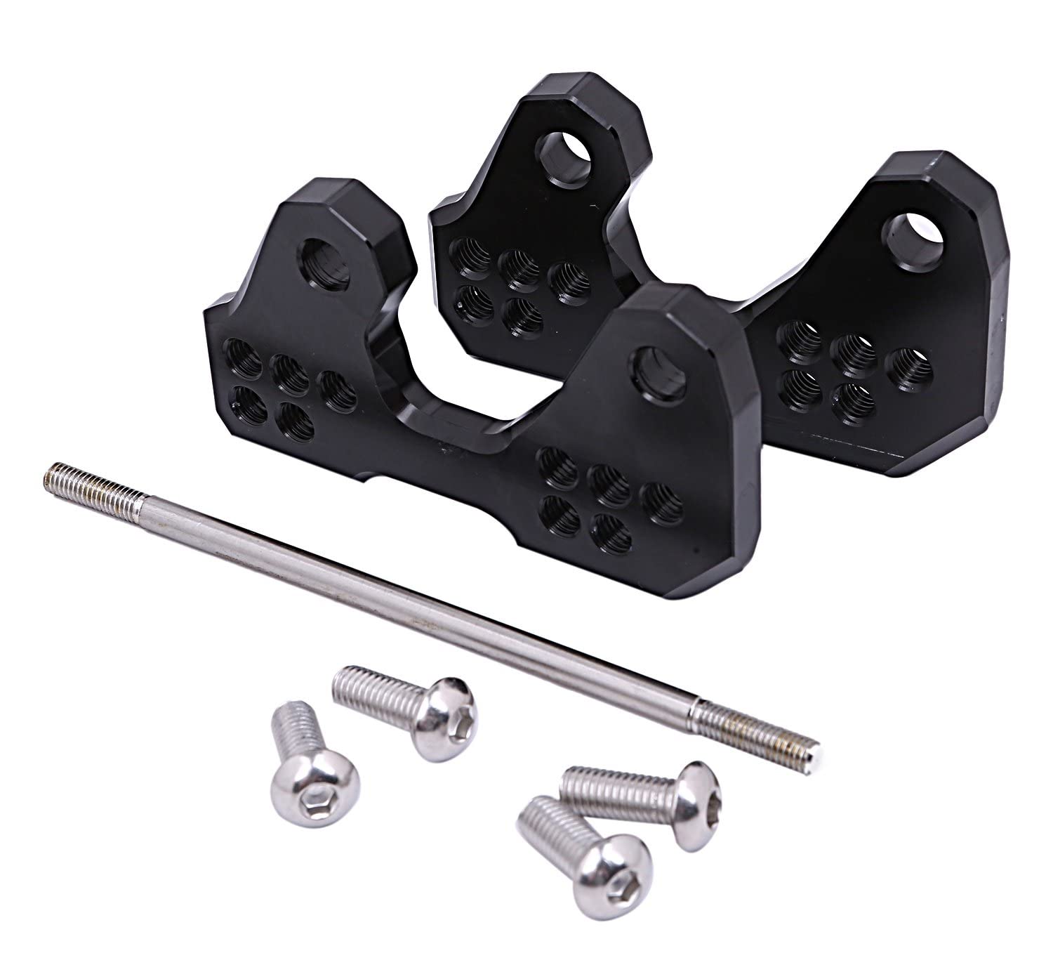 Amazon | バイク用 バック ステップ アップ 5ポジション プレート 