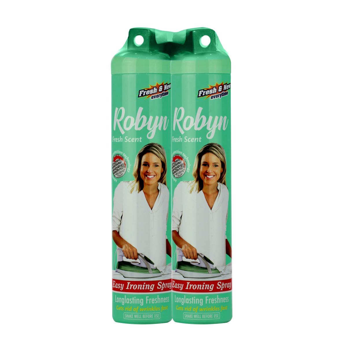 ROBYN Freshscent Fresh & New Everytime Easy Ironing Spray Longlasting Freshness 500ml Pack Of 2
