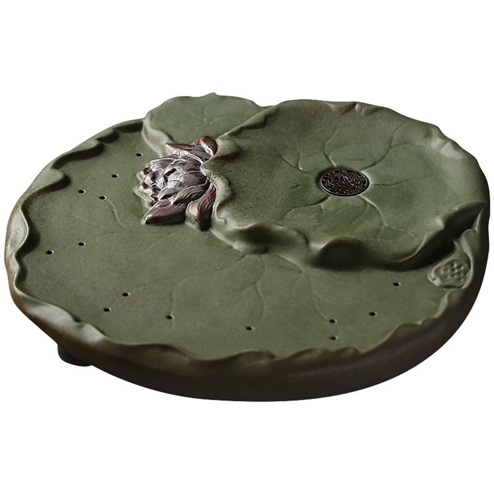 Zestaw do herbaty Domowa ceramiczna taca na herbatę Duża zmiana pieca Kreatywny chiński stół do herbaty z suchymi bąbelkami Zestaw do herbaty Kung Fu z drenażem Bubble Tea Tray Chiński zestaw do
