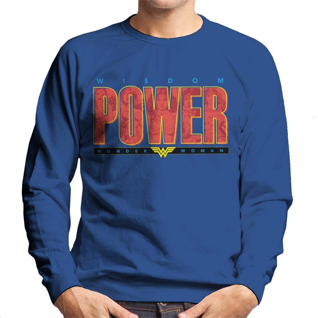 All+Every Wonder Woman Wisdom Power Men's Sweatshirt