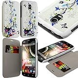  Seluxion – Funda con tapa lateral y tarjetero para Wiko Cink Five, Darkmoon, Darknight, Darkfull, Lenny, Darkside, Iggy, Getaway, Wax 4 G, Stairway, Slide, Sunset, Sony Xperia SP, Xperia M2, Xperia Z2, Xperia Z3, Xperia M, Nokia Asha 302, Lumia 520, Lumia 625, Lumia 620, Lumia 635, Samsung Galaxy Trend Lite