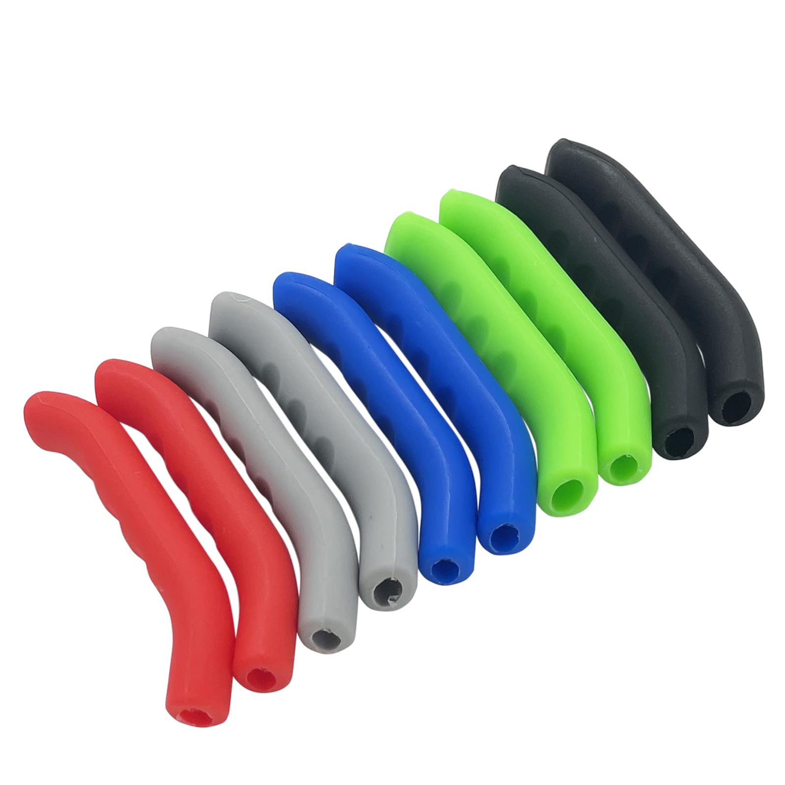 JooFn 5 Pairs Anti-Slip Brake Handle Silicone Sleeve Mountain Road Bike Dead Fly Universal Type Brake Lever Protection Cover