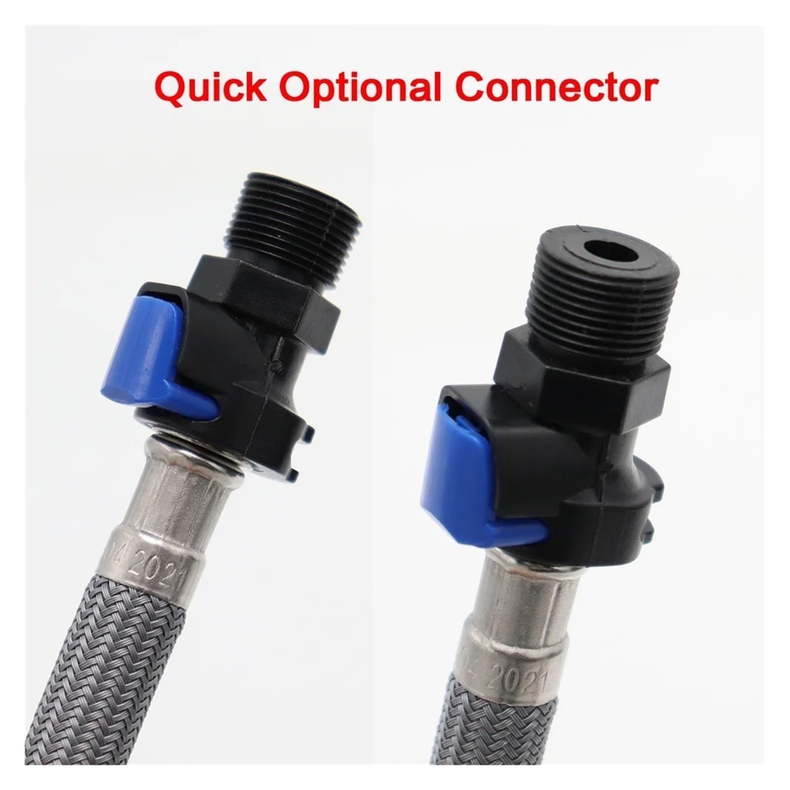 楽天市場】AAAZM キッチン蛇口 おしゃれ 交換自分で ホース引出し式 混合蛇口 シャワー水栓 蛇口 シングルレバー 台所 湯水混合水栓 LED  デジタル表示温度 3出水モード キッチン水栓 360度回転 雨滝水流 洗面所 流し台 キッチン 水栓金具 水道蛇口 水栓 水力発電 バブル ... 180cm/300cm 交換用キッチン蛇口ホース クイック接続引き出し式ホース グレー ブラック(Light Grey,300cm)