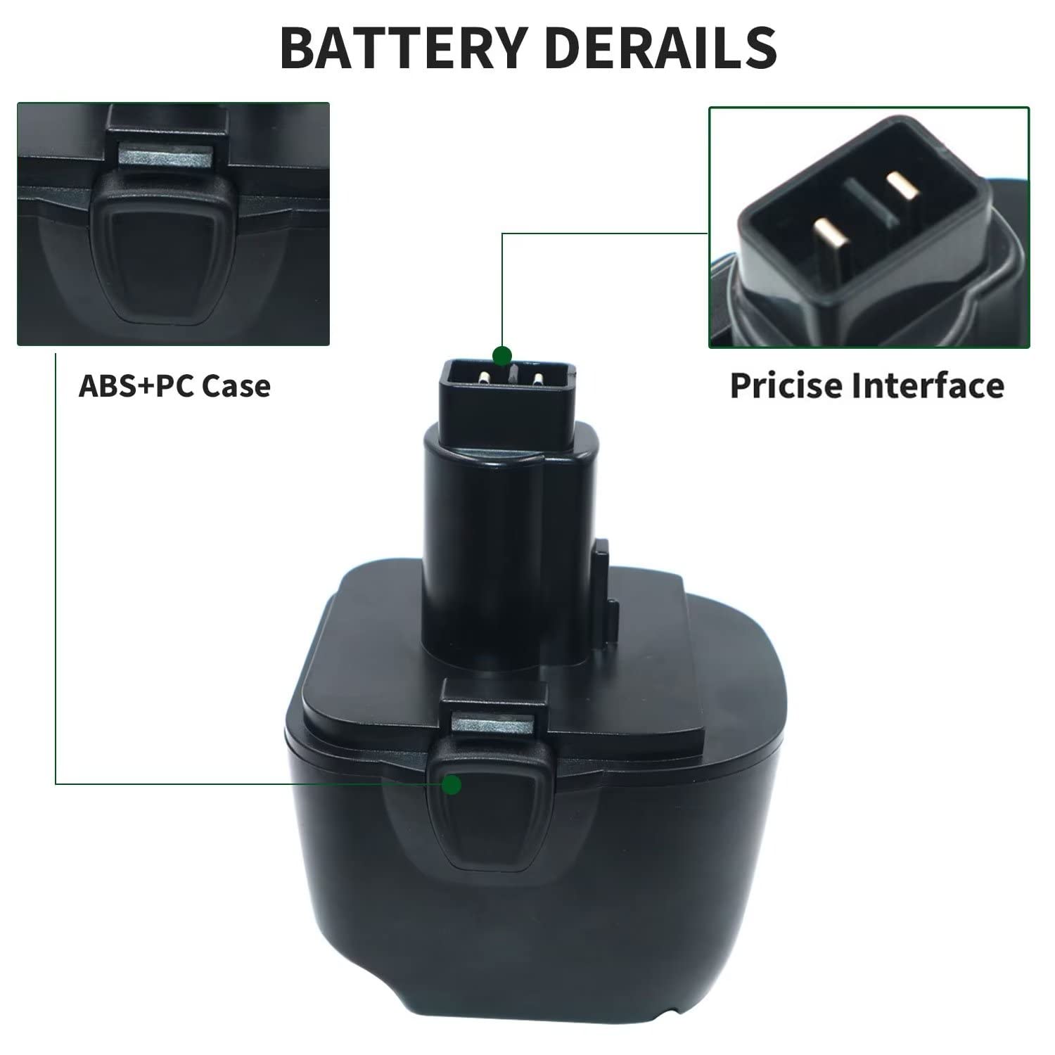 H-ANT 18V Battery 2000mAh Replacement Compatible With Lincoln