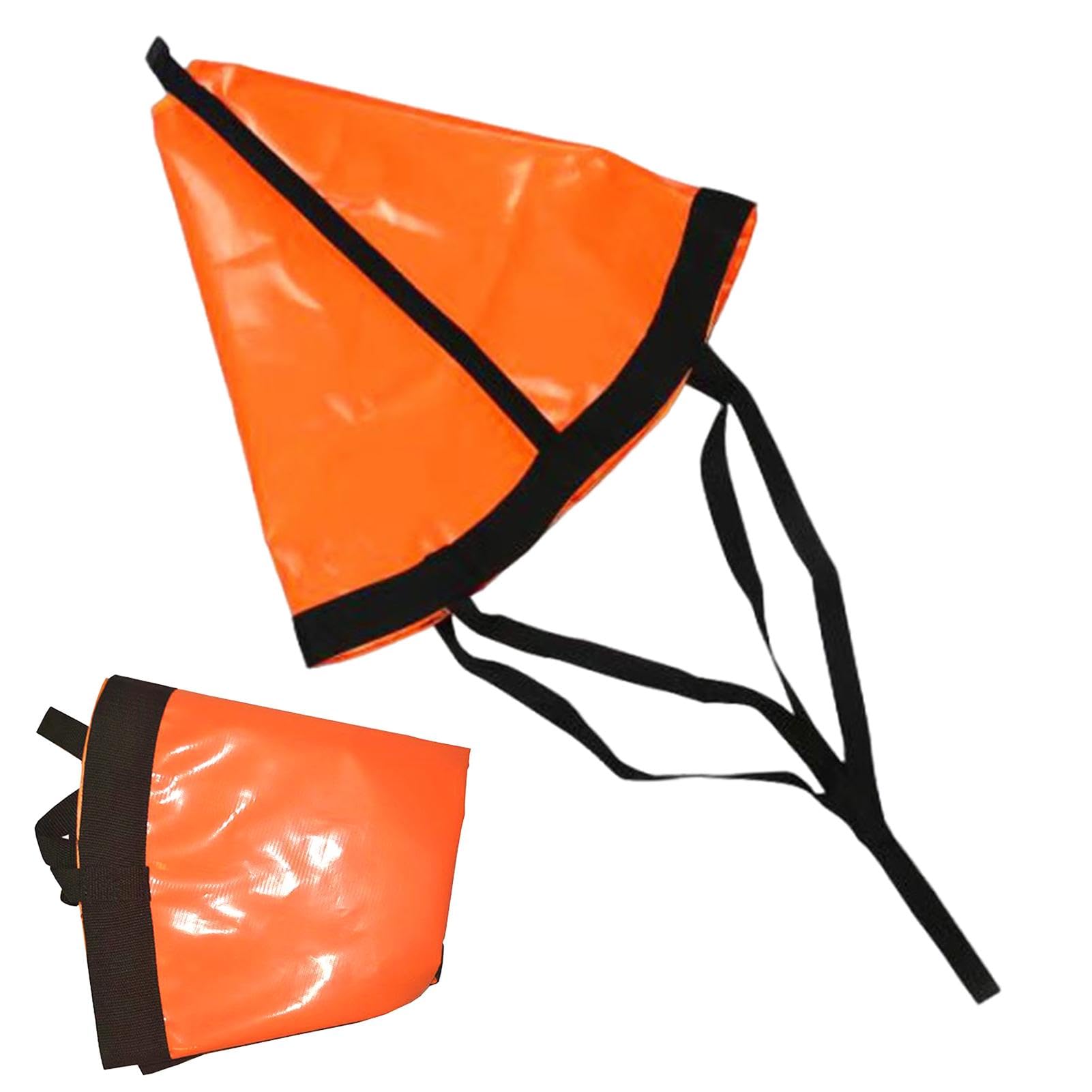 Mimoqk Sea Anchors for Trolling Bags, Tough Sea Brake and Fishing Drogue for Kayaks, Marine Boats, and Yachts | Sea Fishing Accessories for Stability and Control the Water