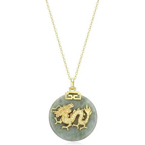 925 Sterling Silver 18K Gold Plated Chinese Zodiac Sign Pendant Necklaces for Women...