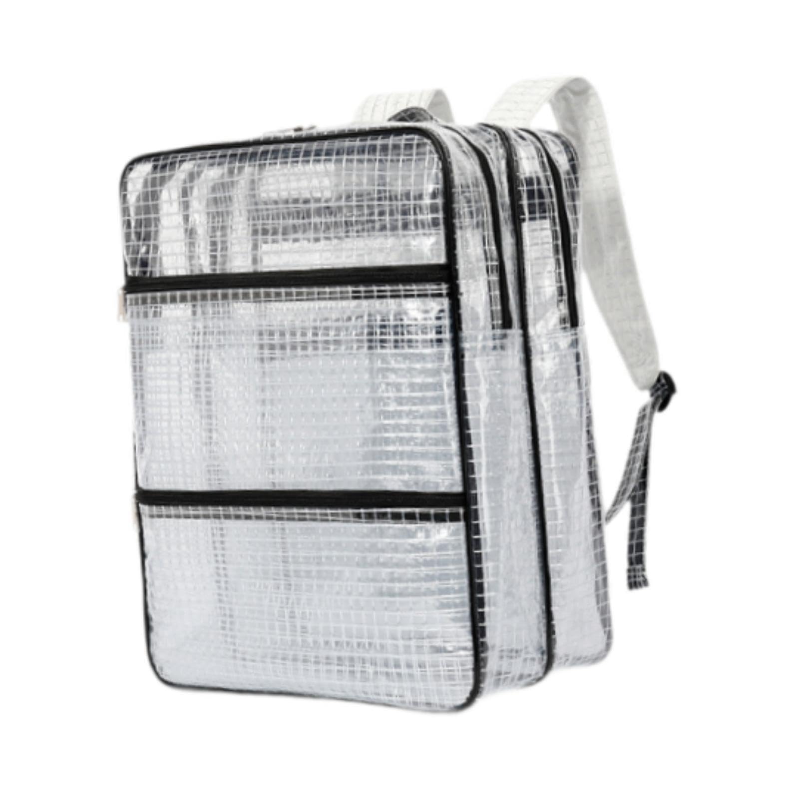 Borsa trasparente per ambienti con elevati requisiti di pulizia, organizer per camere bianche per impieghi gravosi, riparatore, elettricista,