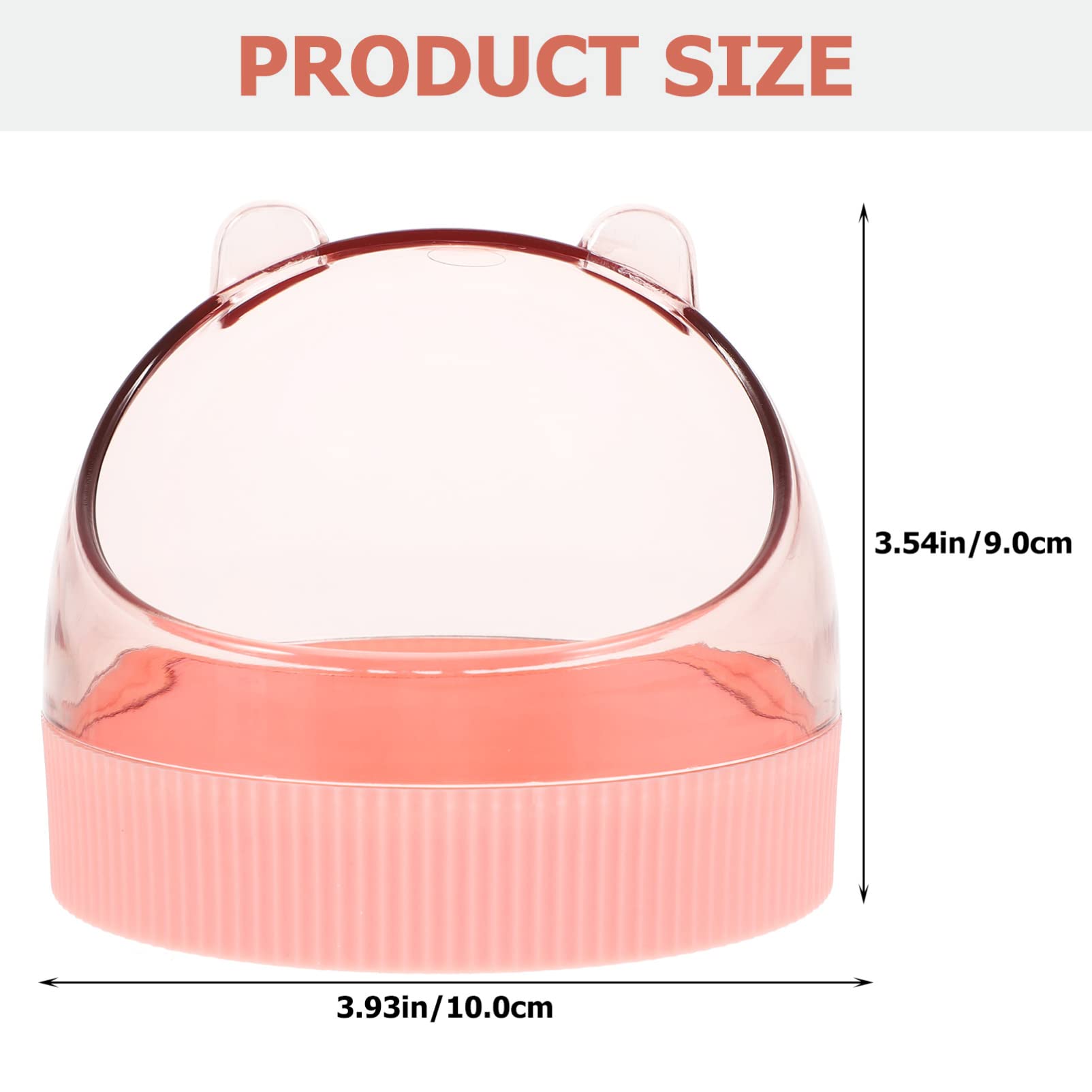 FRCOLOR 4pezzi Ciotola Da Appendere Per Criceti e Piccoli Animali Ciotola Per Cibo e Materiale Sicuro e Accessorio Indispensabile Per Criceti Cincillà e Porcellini Design Carino