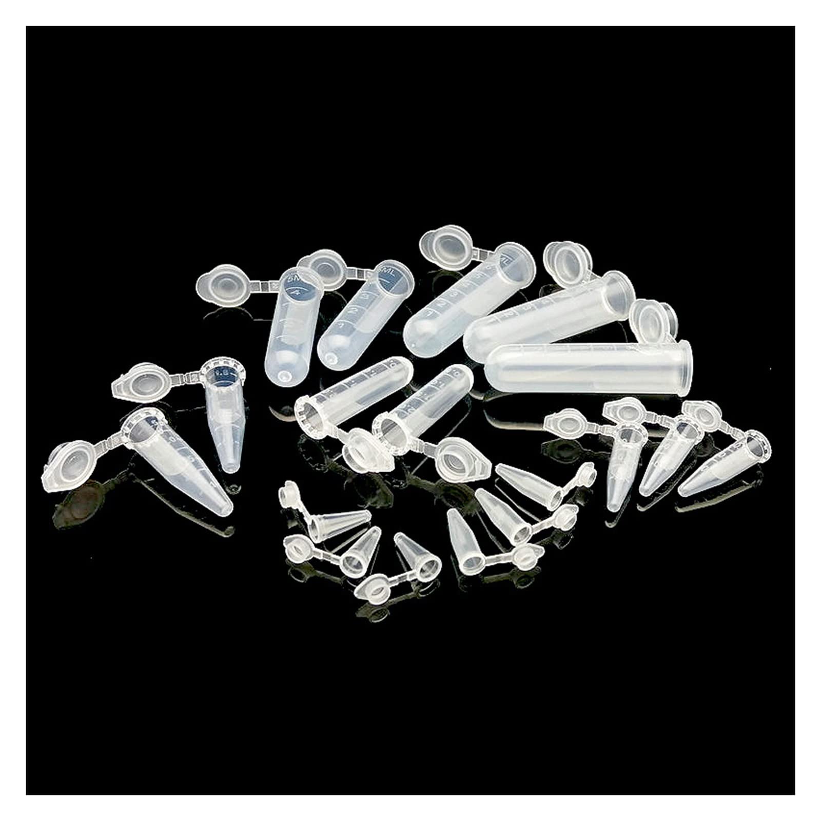 Laboratorio 0.1/0.2/0.5/1.5/2/5/7ml Provetta da centrifuga in plastica Provetta EP Provetta PCR Campione Riconfezionamento flacone piccolo(0.5ml 1000pcs)