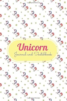 Paperback Unicorn Journal and Sketchbook Book