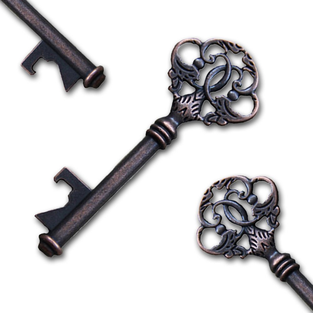 Key Shaped Bottle Opener for Vintage Wedding Decorations (40PCS)