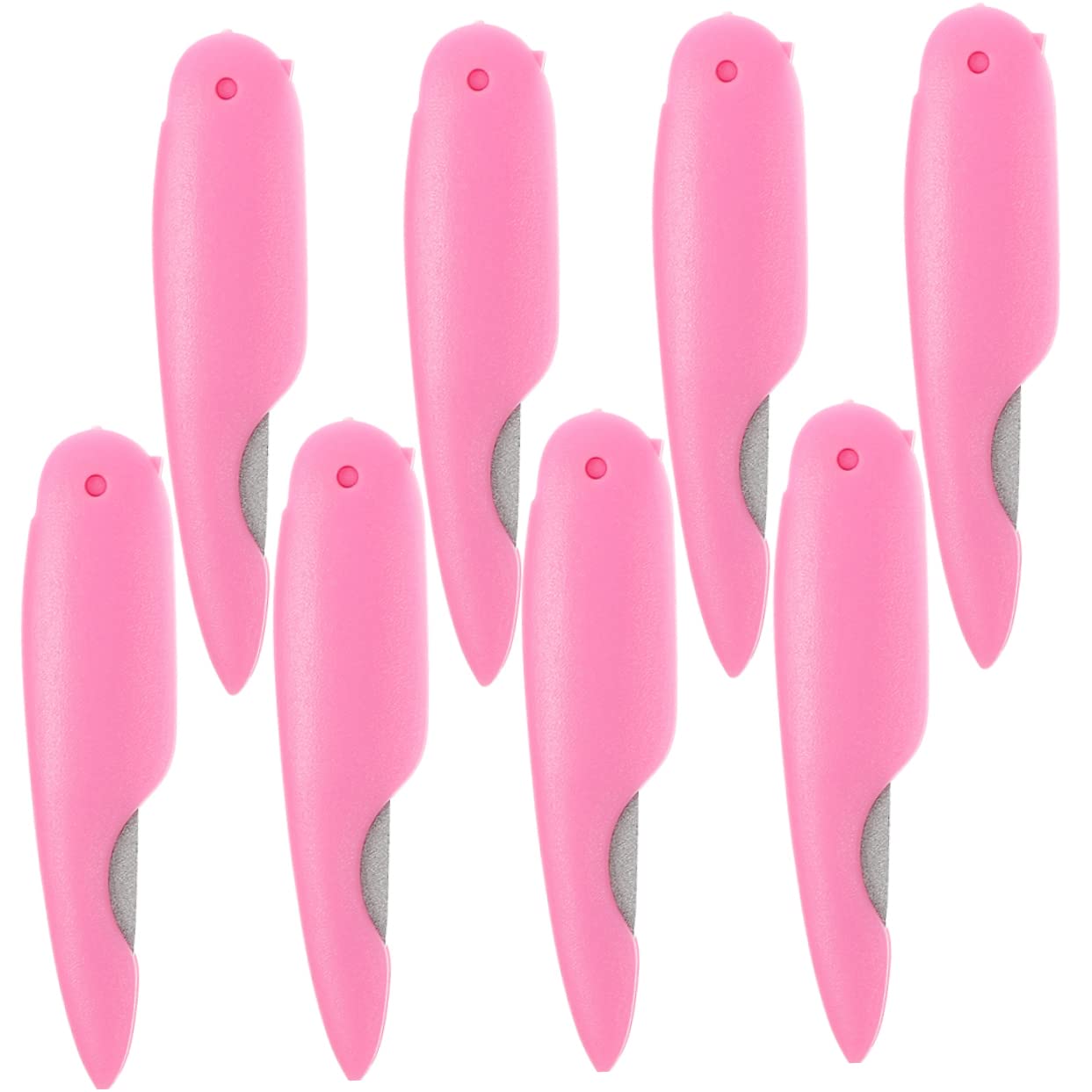 Healeved 32pezzi Limette Per Unghie Metallo Doppia Faccia Strumenti Professionali Per Manicure e Pedicure Di Limette Compatte Per Unghie Fatte Casa e Nei Saloni
