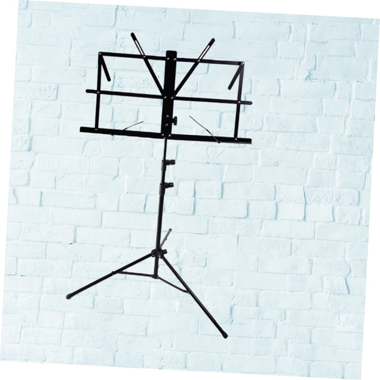 Support de Partitions Pliable pour Guitare et Violon Pupitre Métallique et Noir