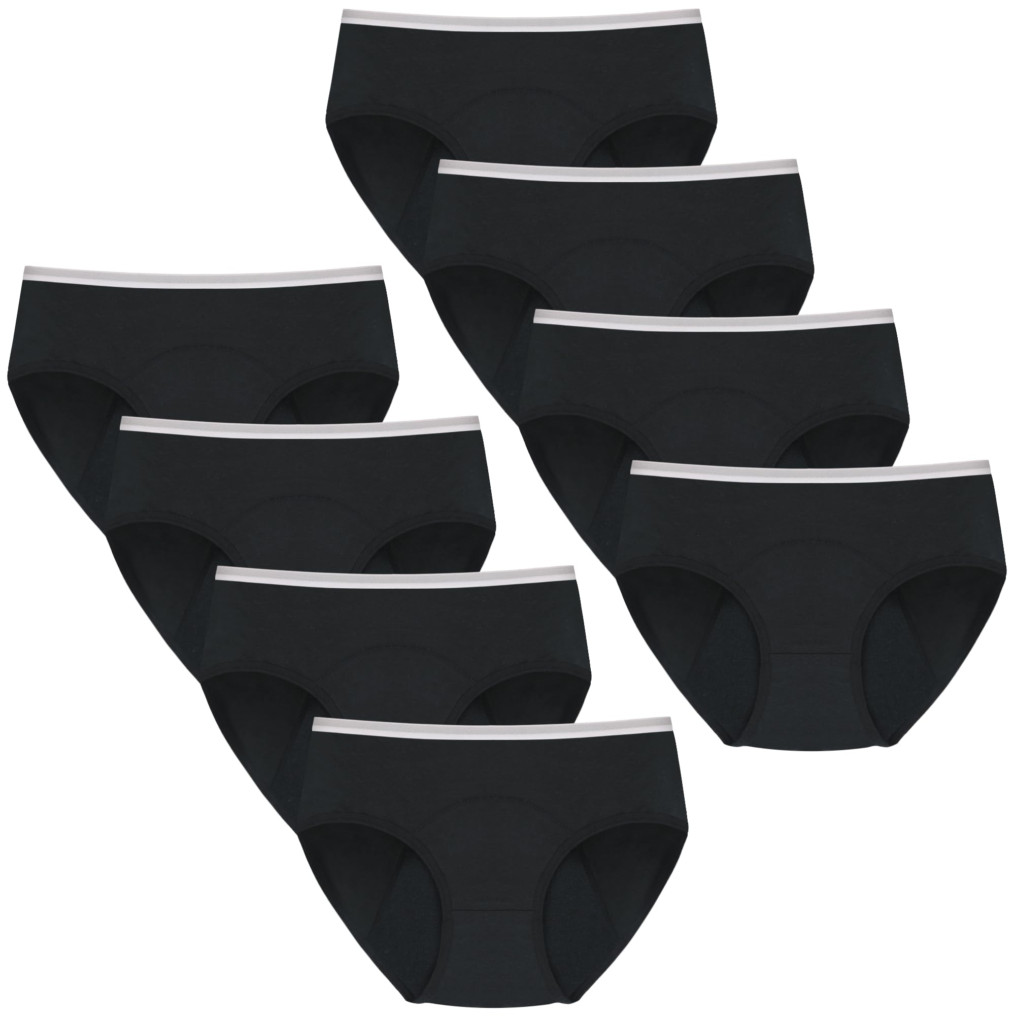 Teen Girls Period Underwear Menstrual Leakproof Panties for First Period Starter Panty Kids Cotton Protective Brief