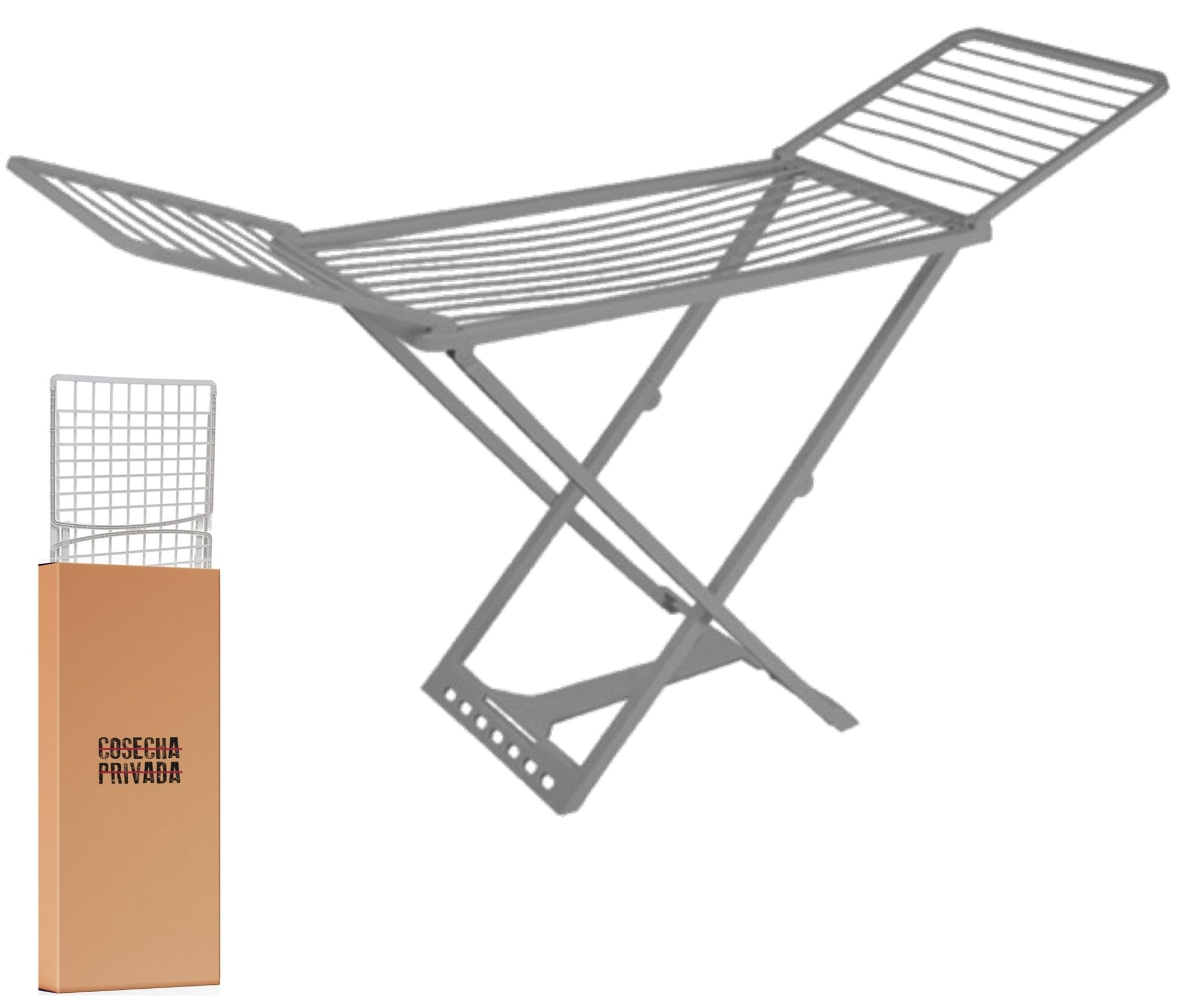 Cosecha Privada Tendedero 20m Plástico Duro - Envío 24 h -Antioxidación y Evitar Manchas en Ropa - Tendedero Atlanticde Resina Resitente a Intemperie - Interior y Exterior - Antiroturas. Plegable.