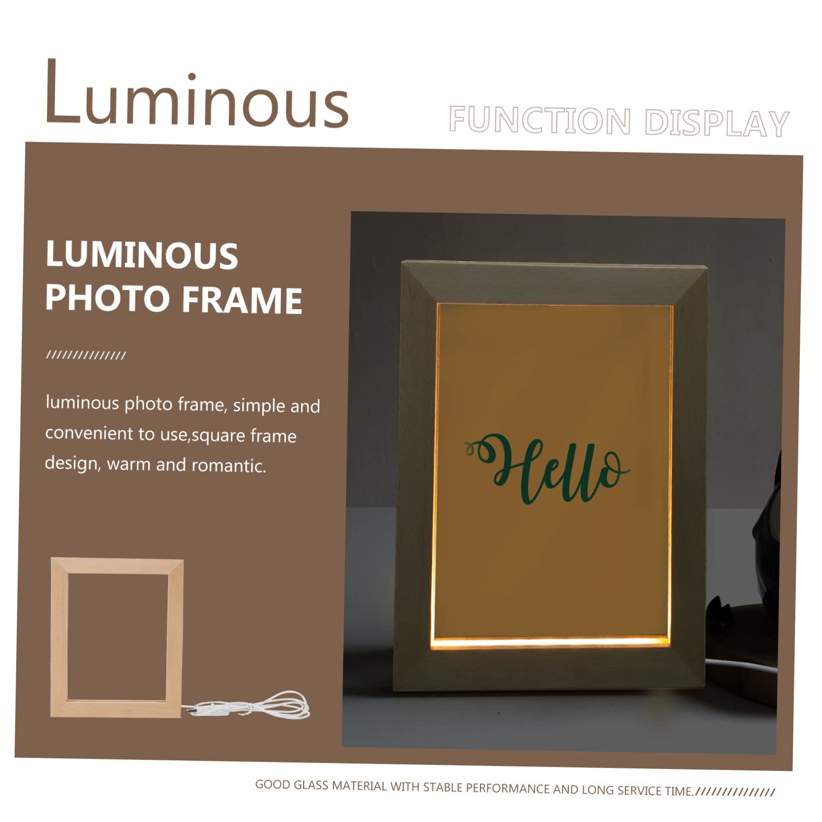 Amazon.co.jp: LABRIMP 光るフォトフレーム ウォールフォトフレーム