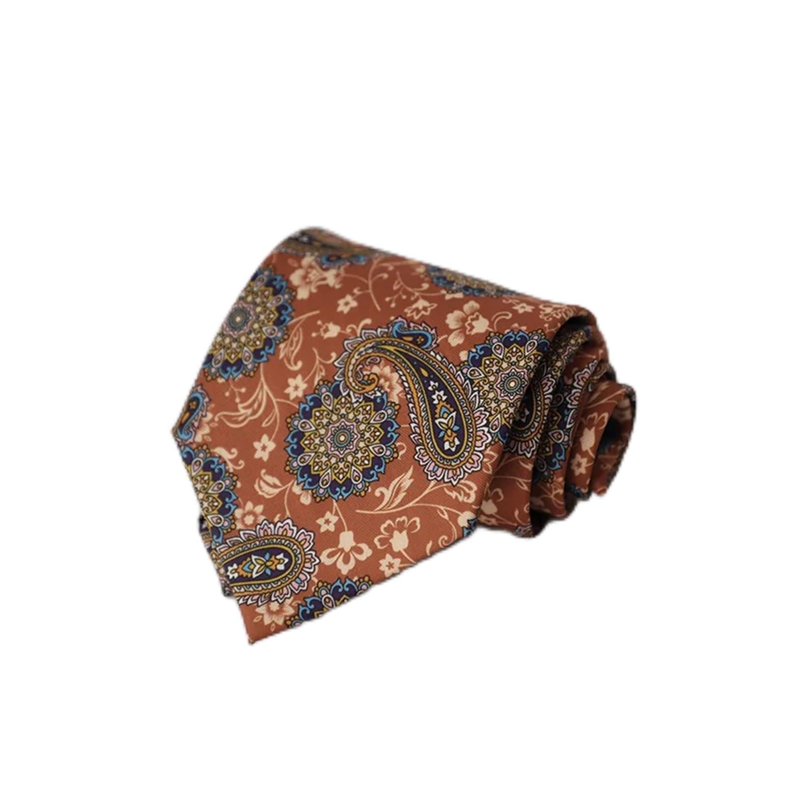 Corbatas Para Hombre Retro 9 cm impreso simulación seda estilo callejero caballero corbata hombres verde oscuro azul claro Boda