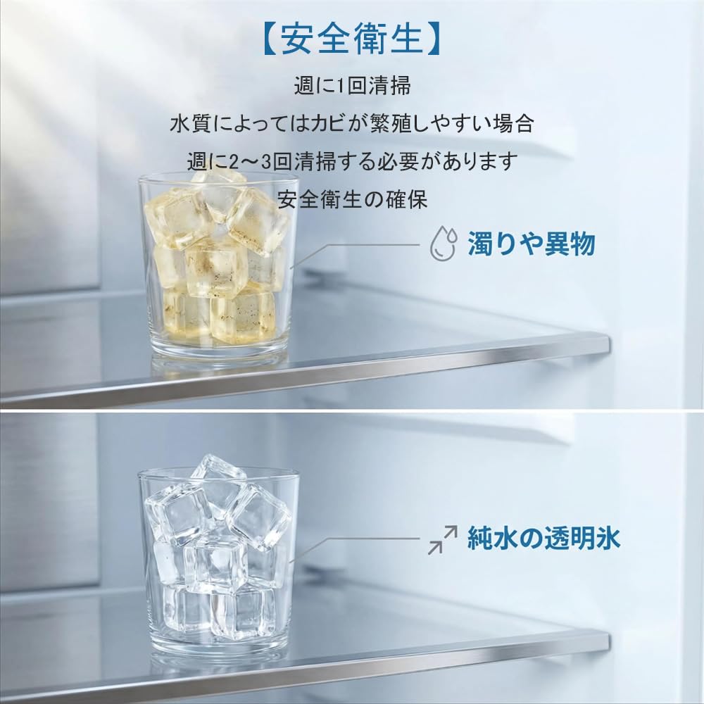 三菱電機MRPR-51 FT冷蔵庫製氷機カートリッジ、浄水器カートリッジ、塩素ガス洗浄カートリッジ（M 20 KY 6526とM 20 CM 4526）と互換性がある。三菱冷蔵庫は製氷カートリッジ、タンクカートリッジ、冷蔵庫塩素洗浄カートリッジを交換した。（3点セット，長方形） - 4