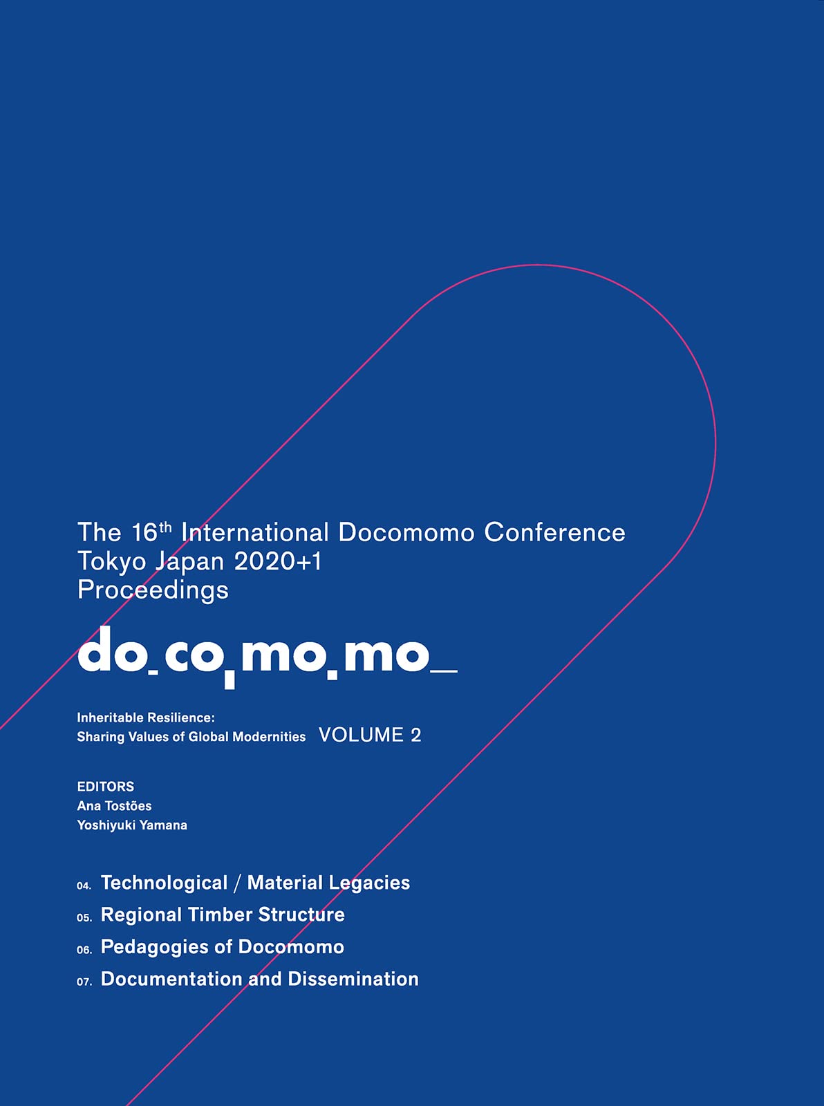 Docomomo Conference Tokyo Volume 2 livre pour recherche architecture